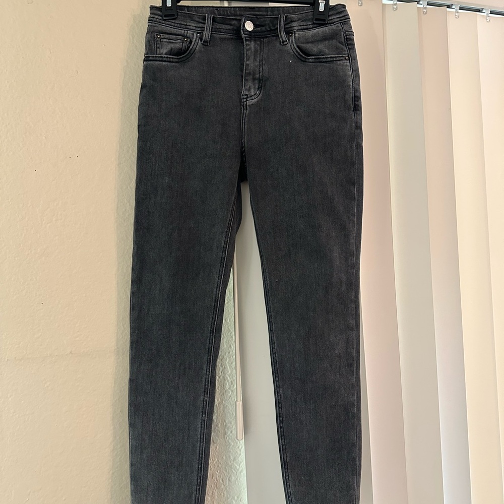 Acne Studios Women's Dark Gray Skinny Jeans